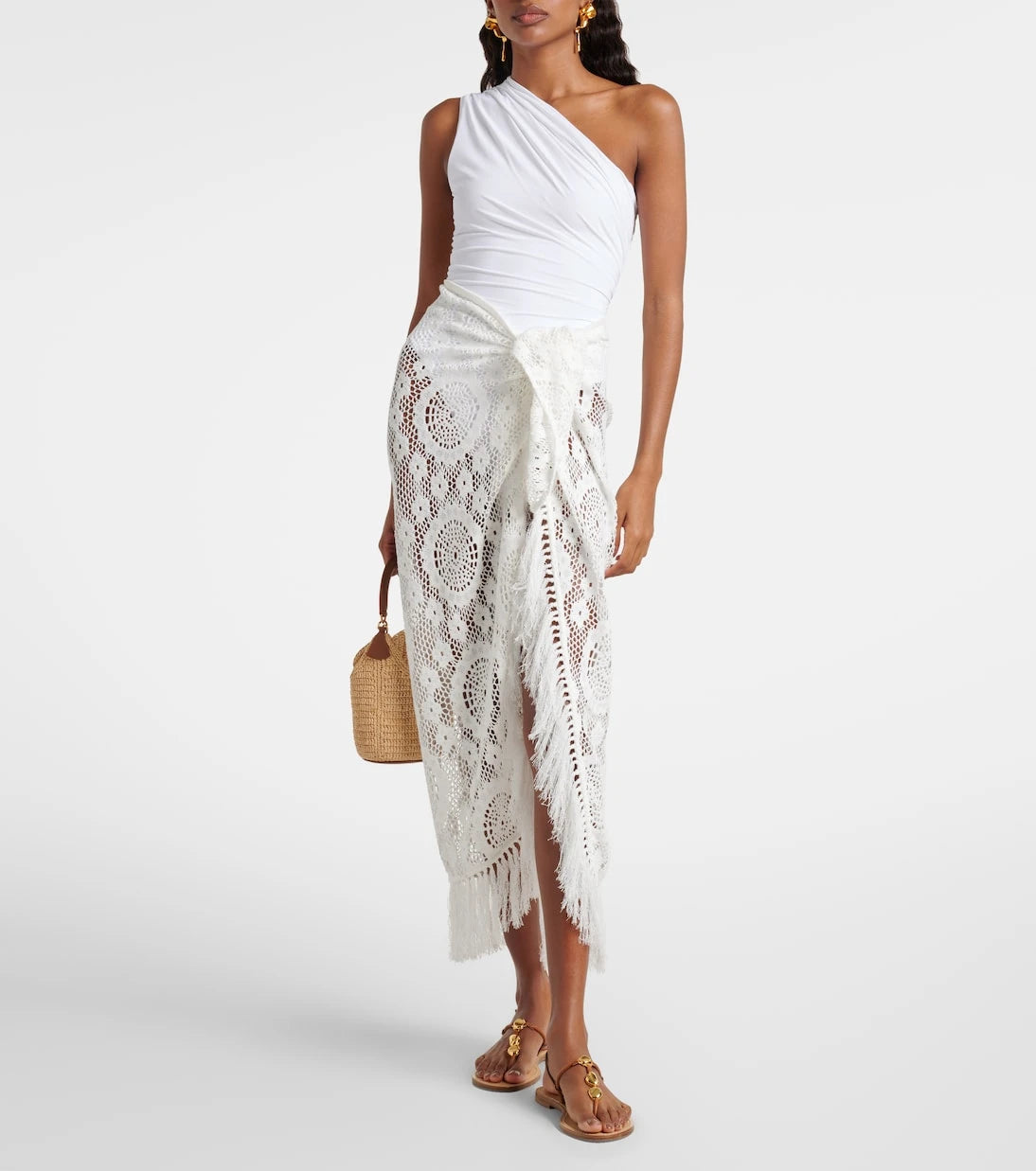 Simkhai - Thyri fringed beach cover-up