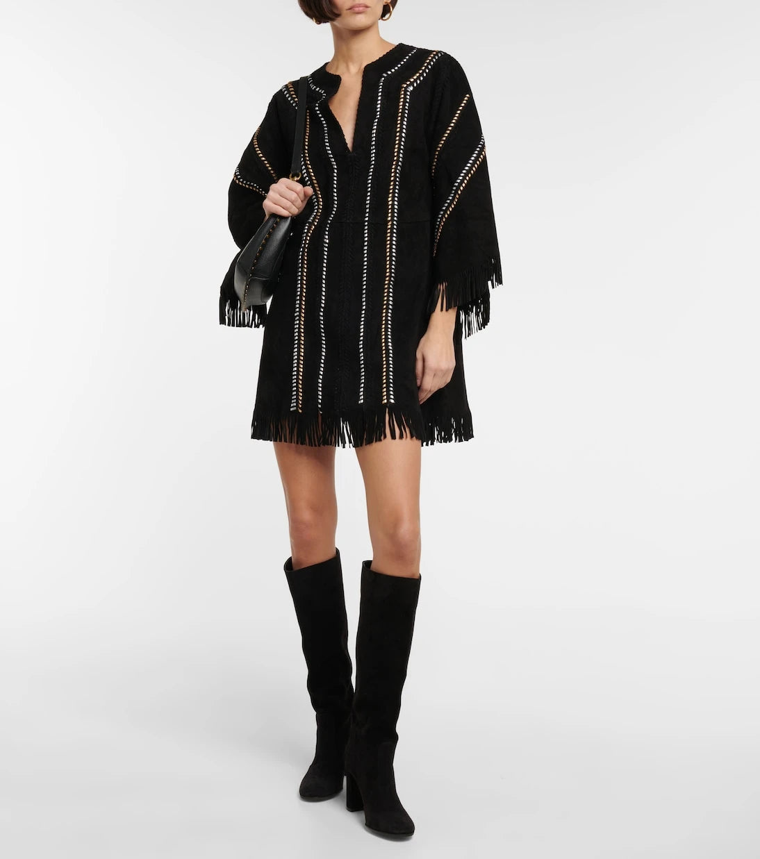 Dodo Bar Or - Fringe-trimmed suede tunic