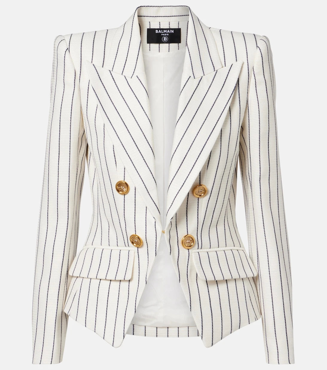 Balmain - Pinstripe double-breasted blazer