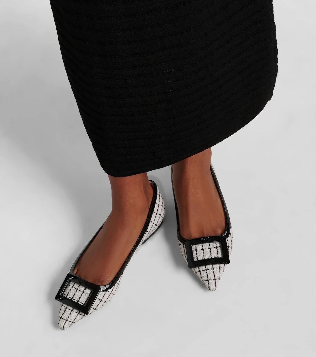 Roger Vivier - Gommettine bouclé ballet flats