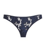 Navy Arella Skirted Thong