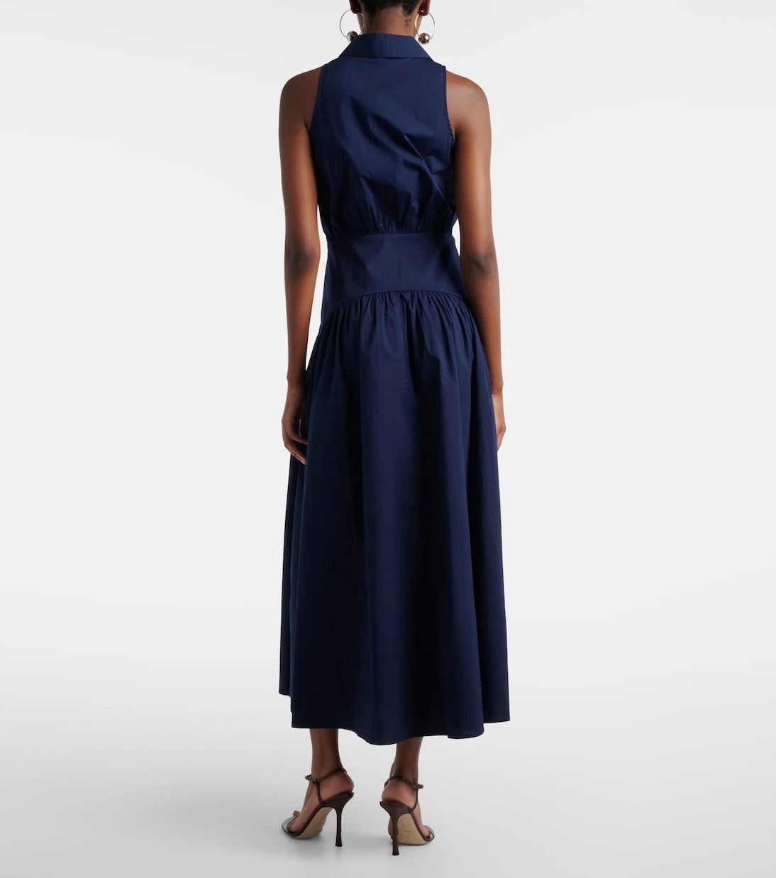 Staud - Romy cotton midi dress