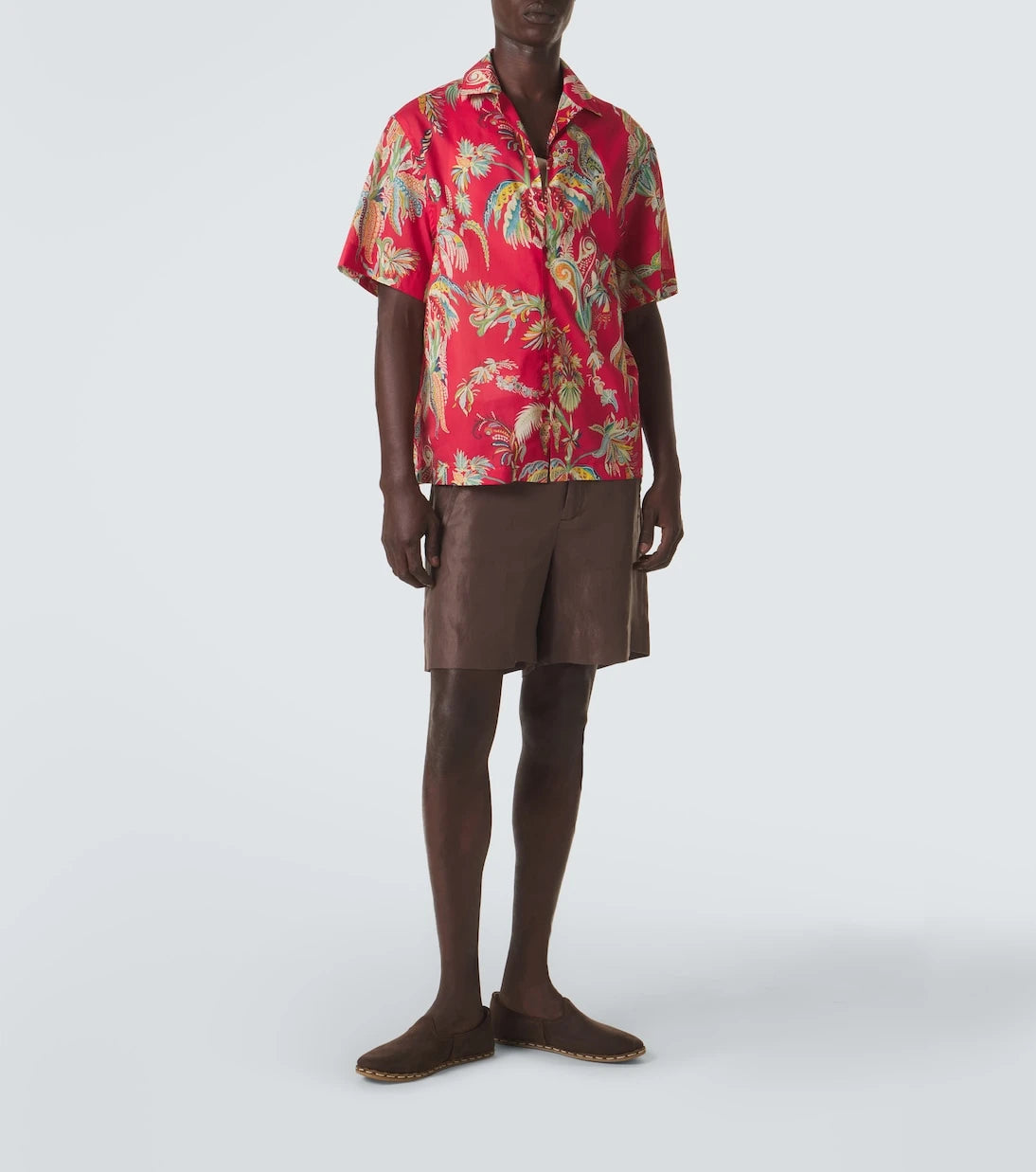 Etro - Paisley cotton bowling shirt