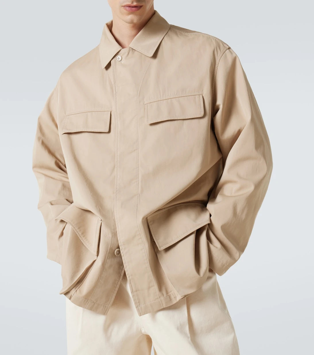 Lemaire - Cotton twill overshirt
