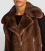 Yves Salomon Beige Mink Gilet