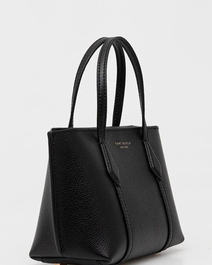 Кожена чанта Tory Burch Perry Mini Tote