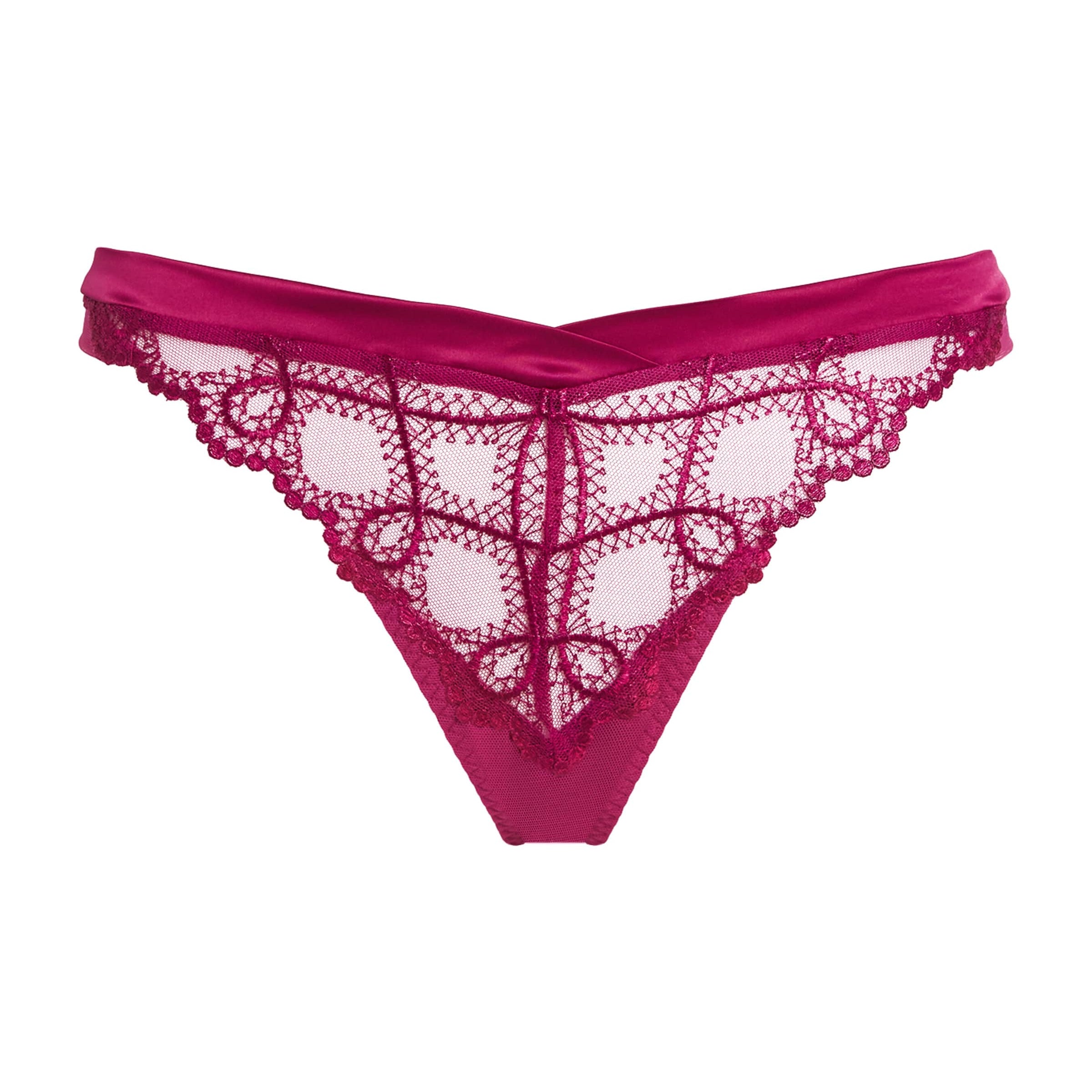 Maison Lejaby Purple Bold Tanga Thong