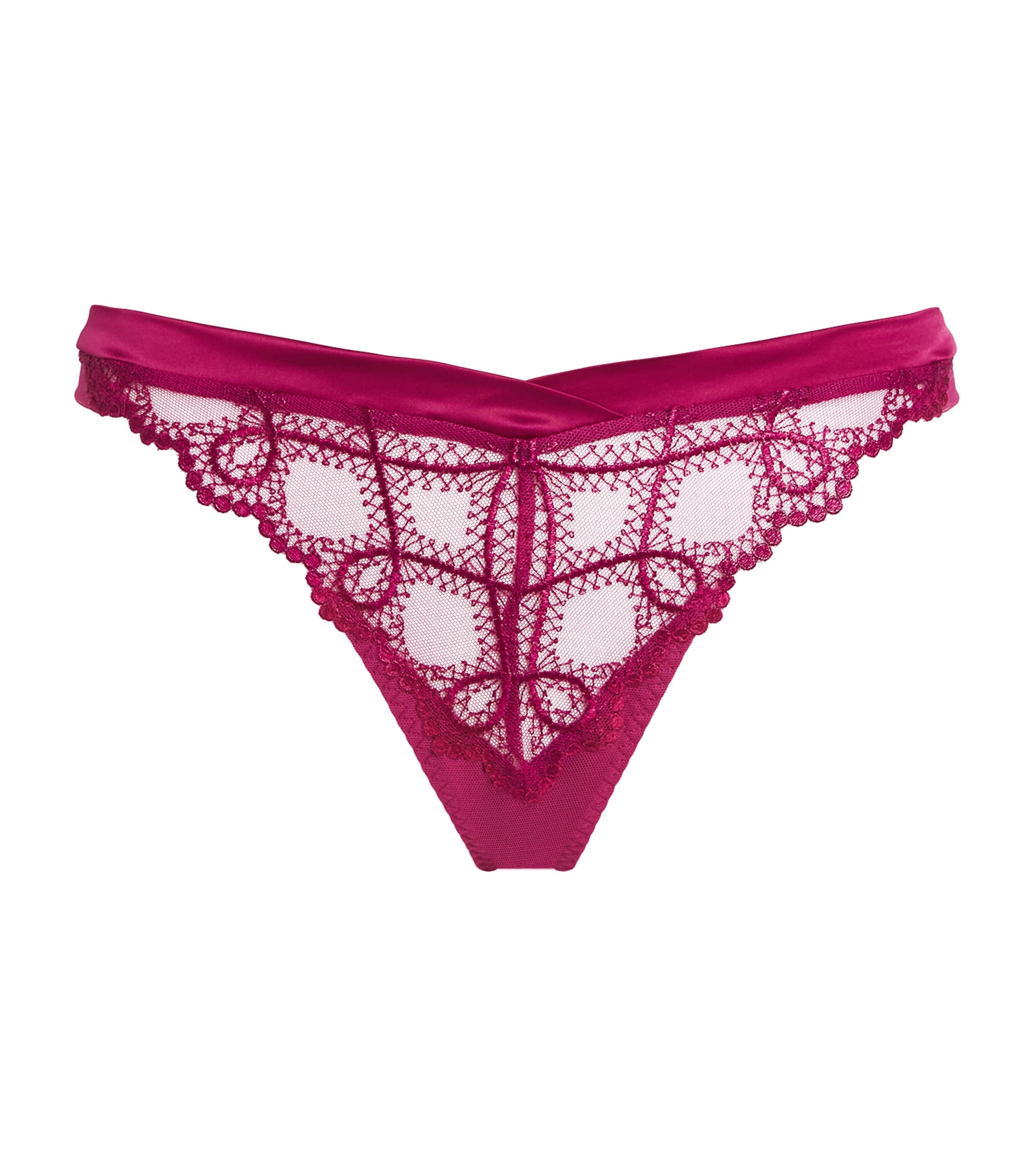Maison Lejaby Purple Bold Tanga Thong