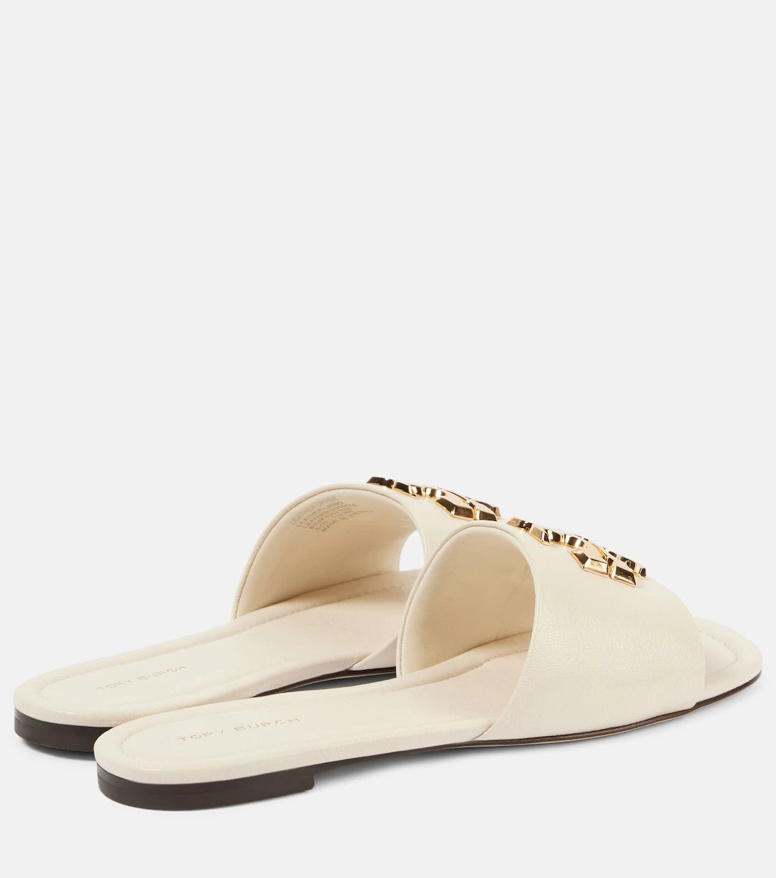 Tory Burch - Eleanor T Monogram leather slides