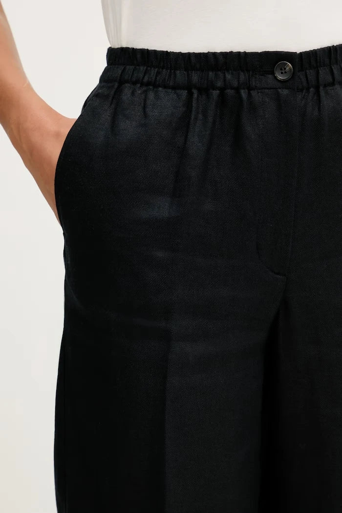Sisley kadın keten pantolon
