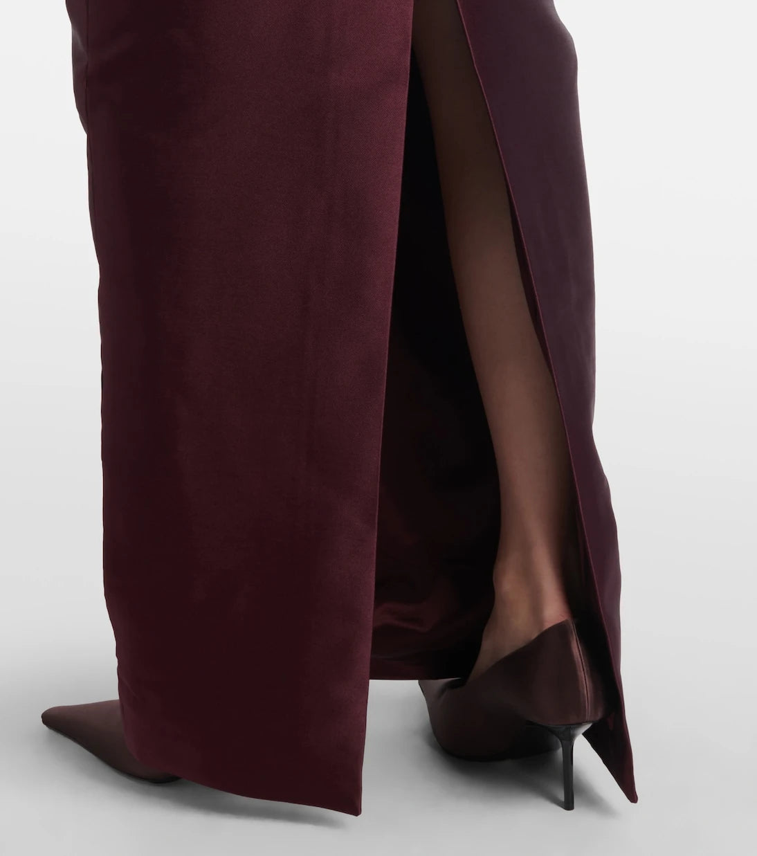 Solace London - Kira gathered twill gown