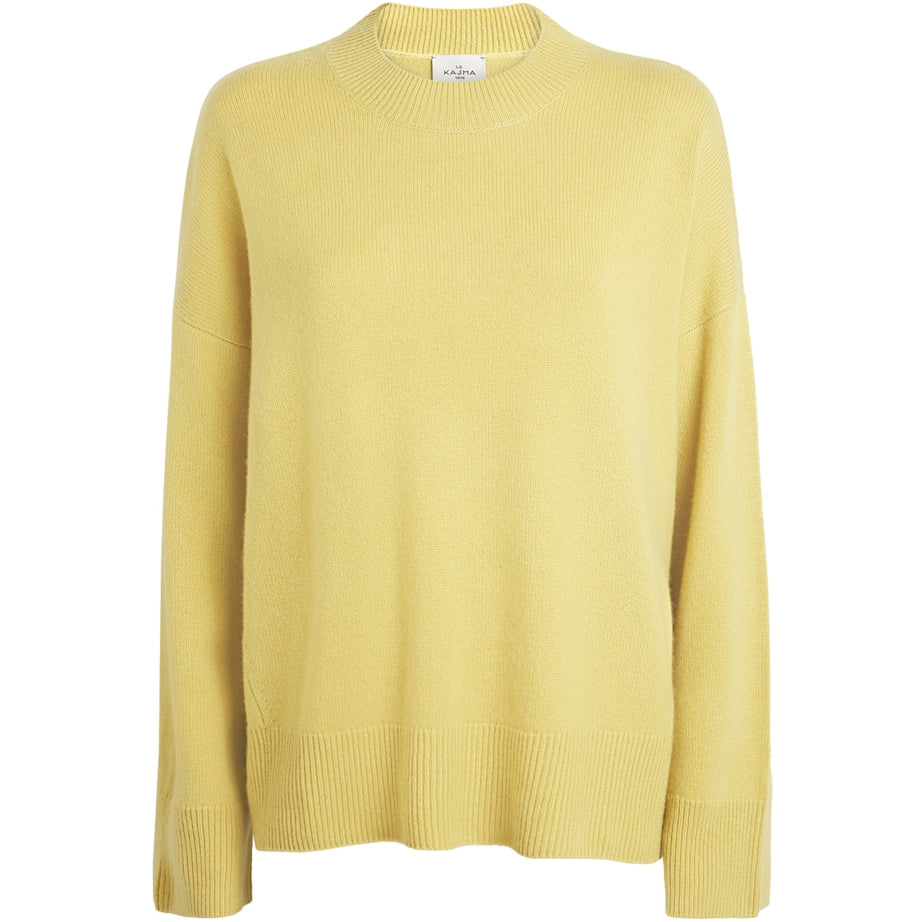 Yellow Organic Cashmere Norway Sweater