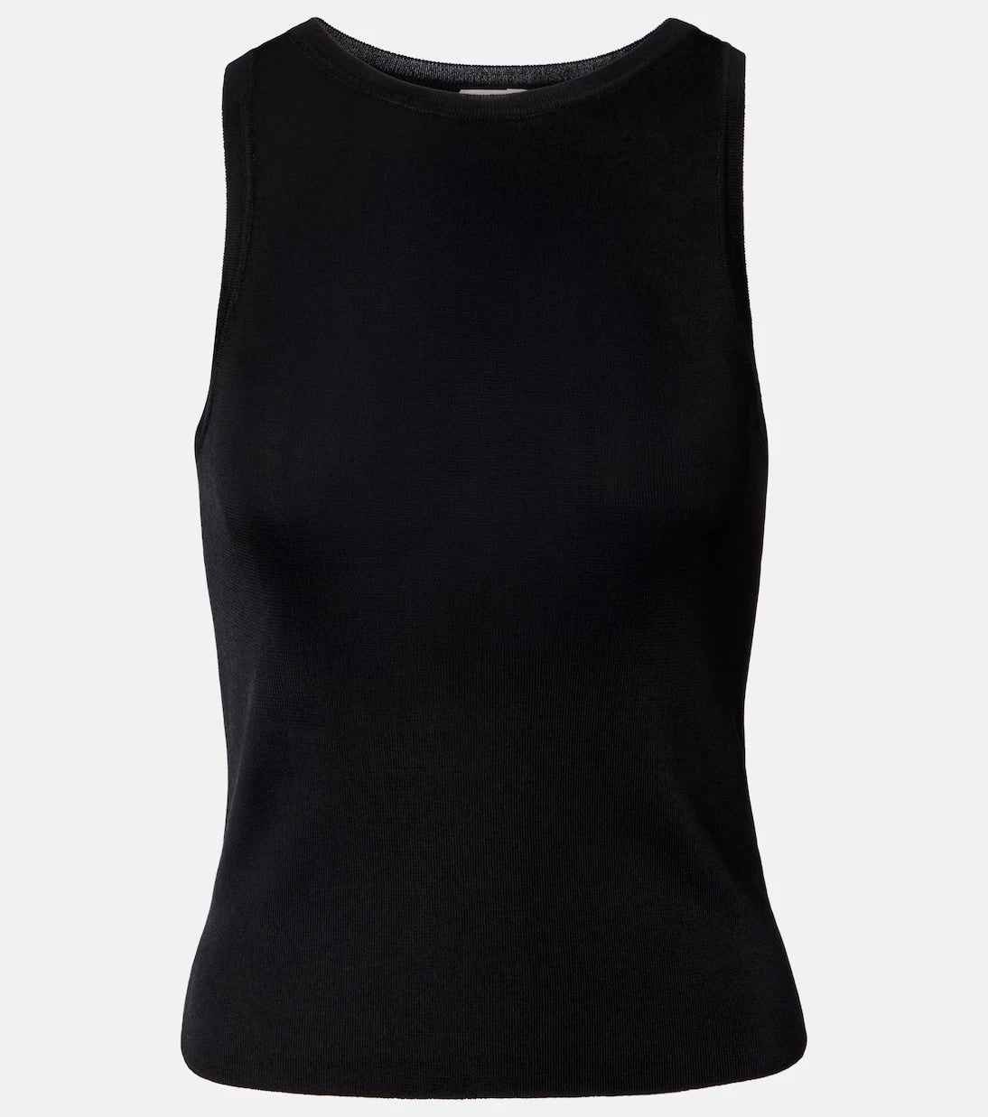 Saint Laurent - Ribbed-knit jersey tank top