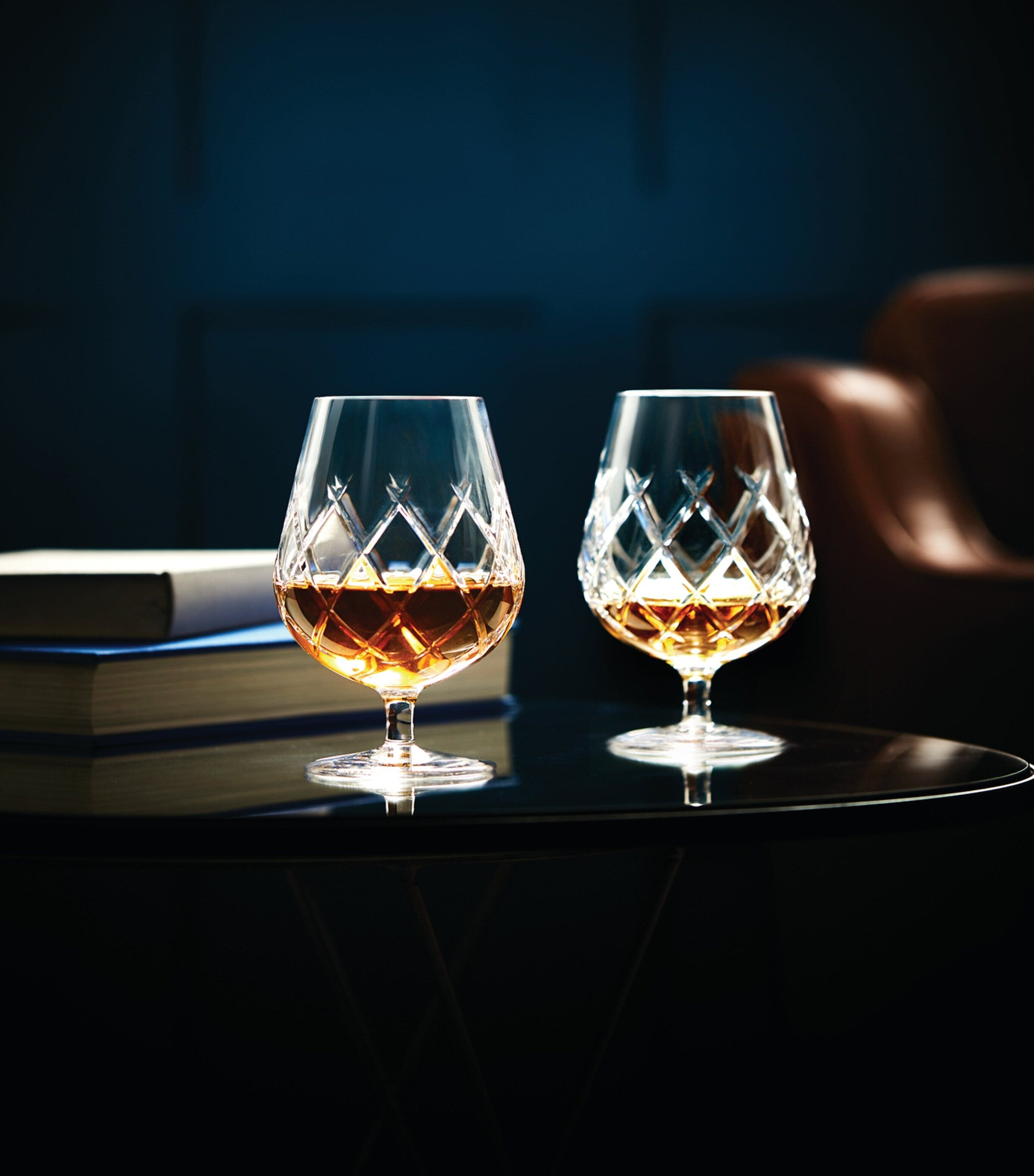 Set of 2 Olann Brandy Balloon Glasses (510ml)