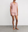 Skims Pink Soft Lounge Short Pyjama Set
