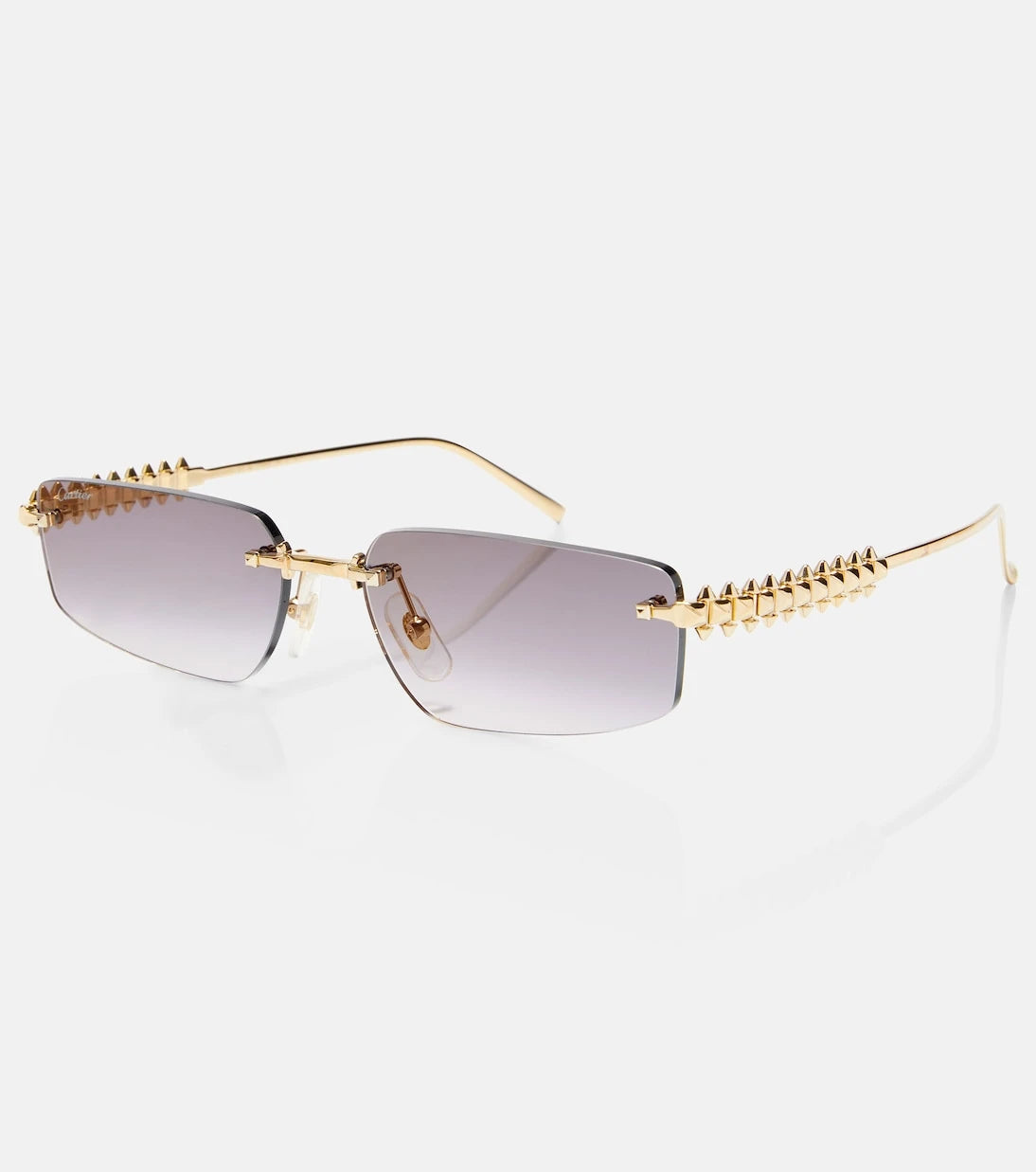 مجموعة نظارات كارتييه - نظارة شمسية مستطيلة Clash De Cartier