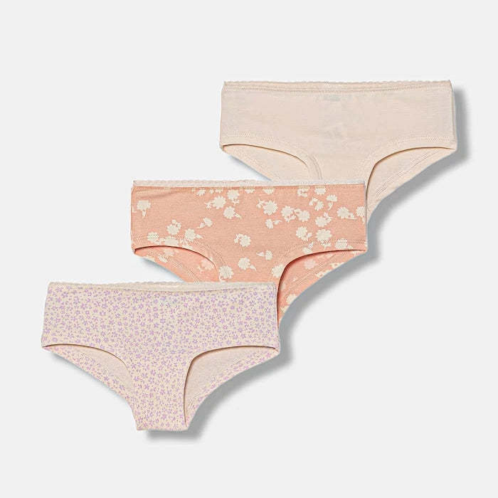 United Colors of Benetton çocuklar için pamuk ve elastanlı bikini 3’lü set