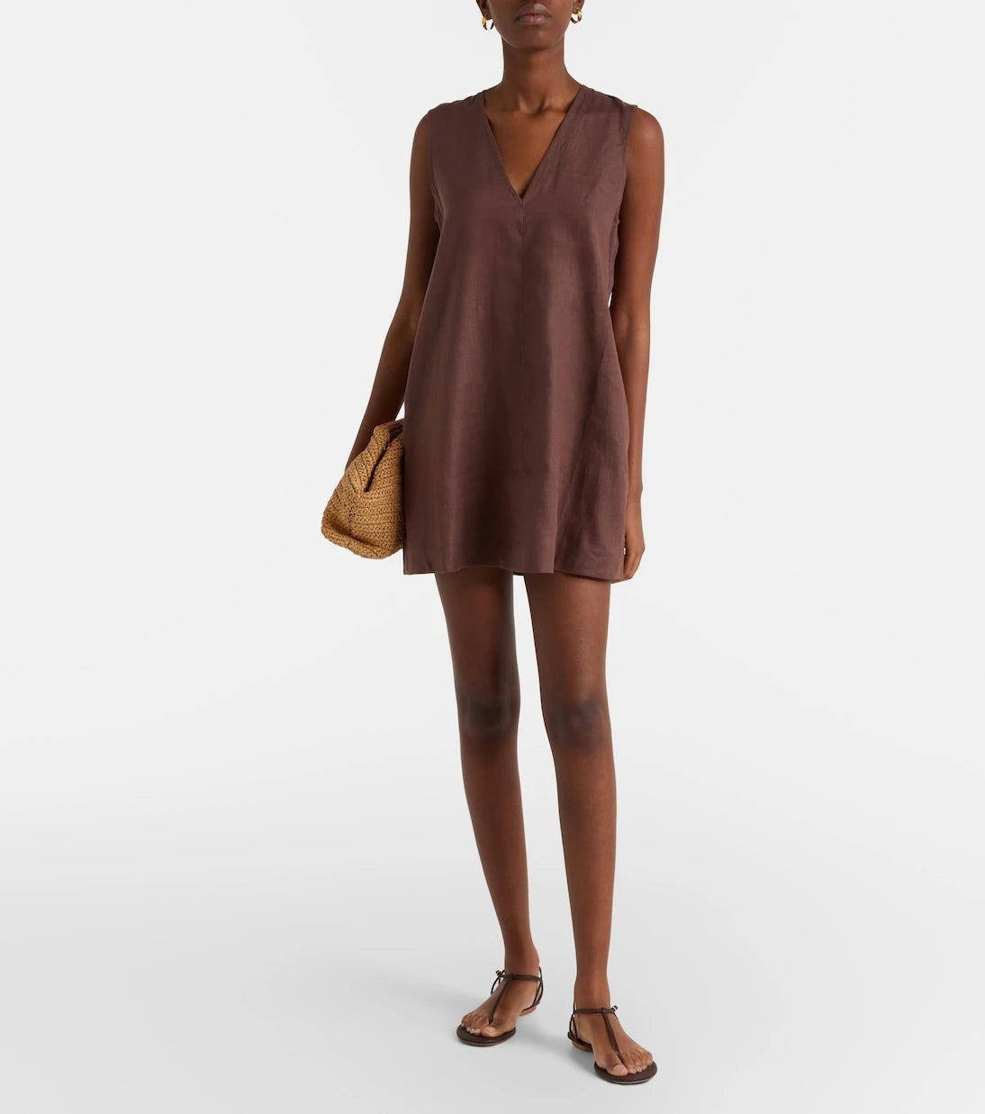 Asceno - Derya linen minidress