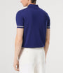 Blue Cashmere-Silk Polo Shirt