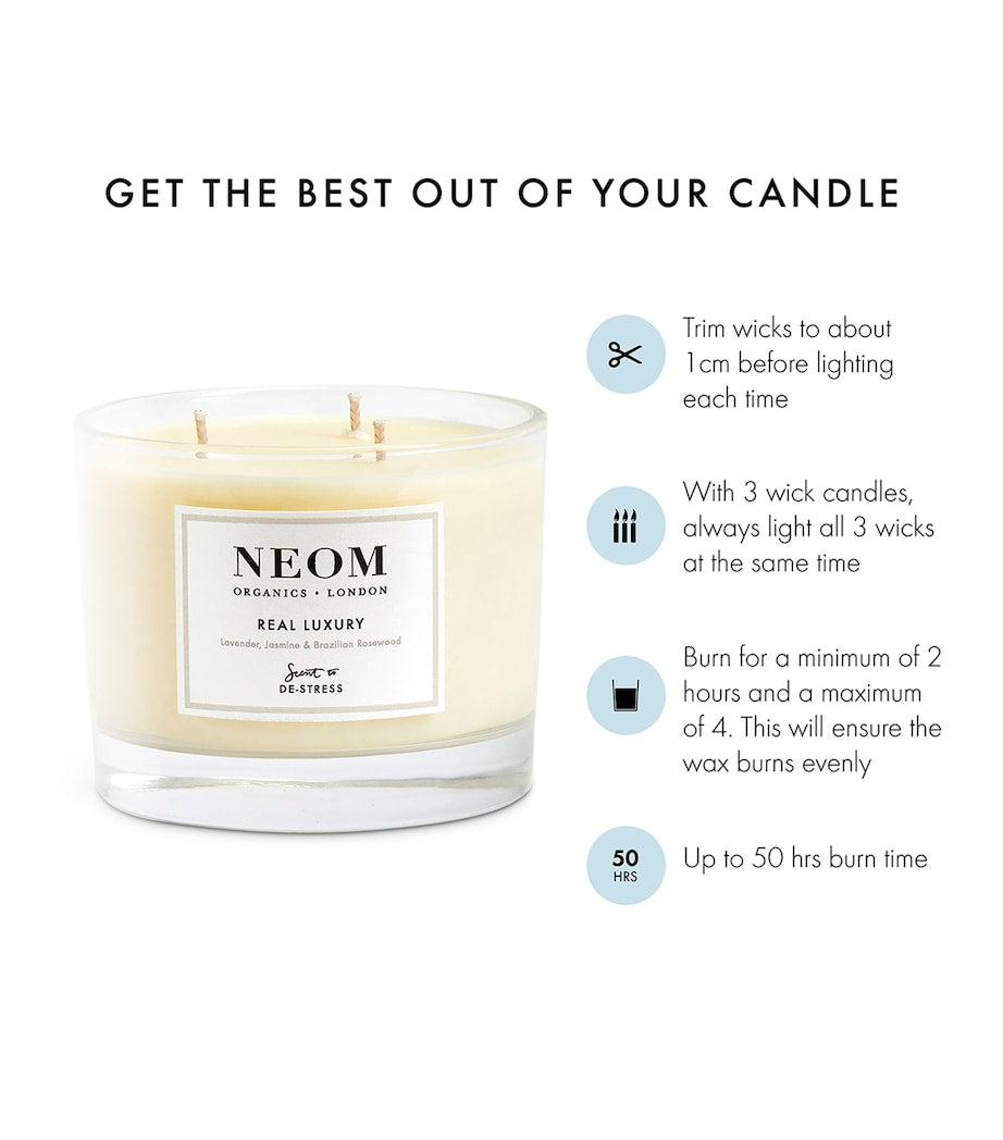 Real Luxury 3-Wick Candle (420g)