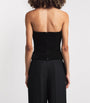 Roland Mouret Black Velvet Corset Top
