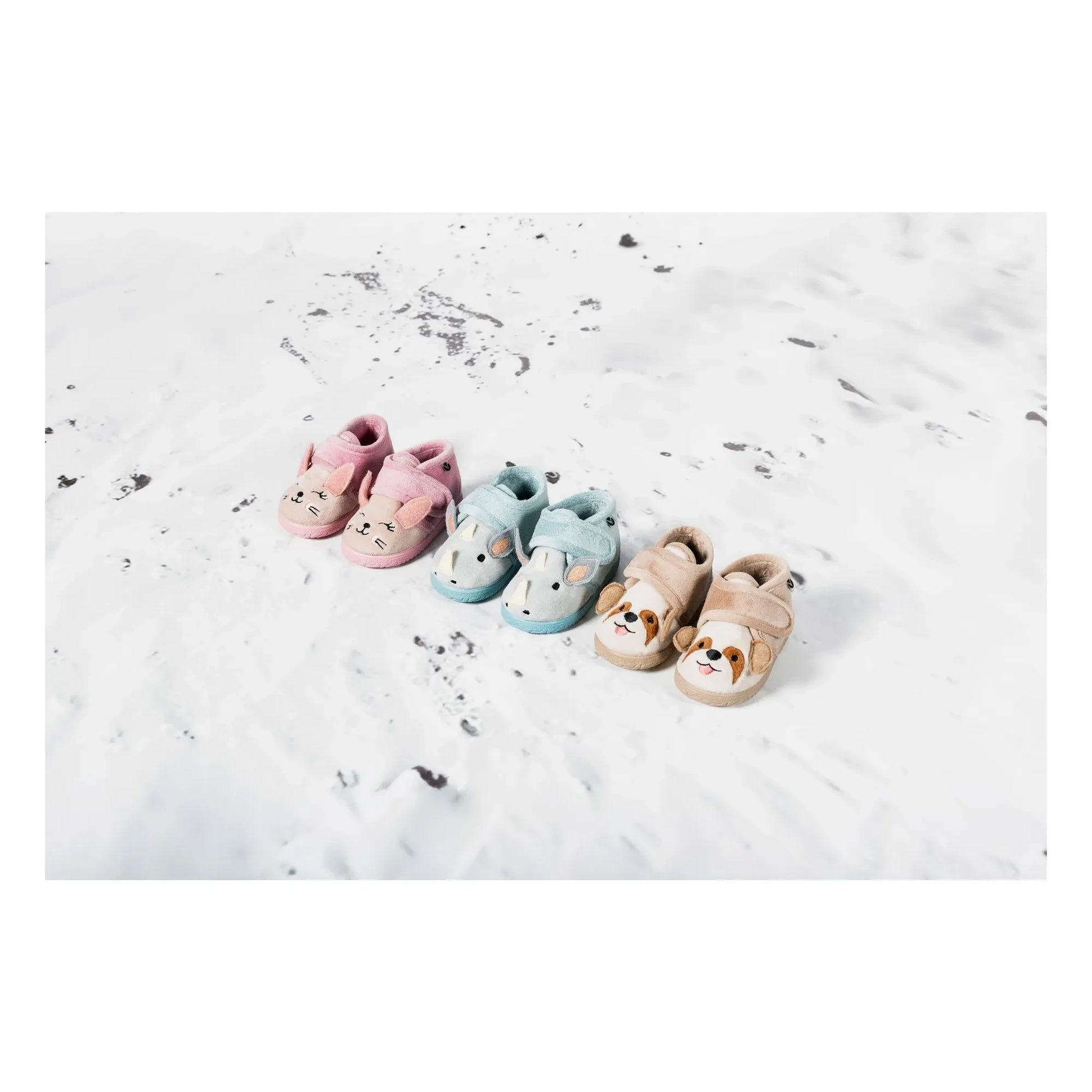 Victoria - Ojalá Rhinoceros slippers | Blue