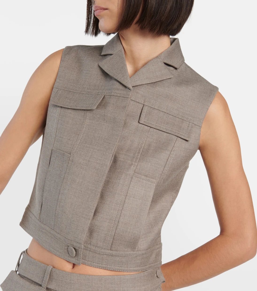 Aya Muse - Mia wool crop top