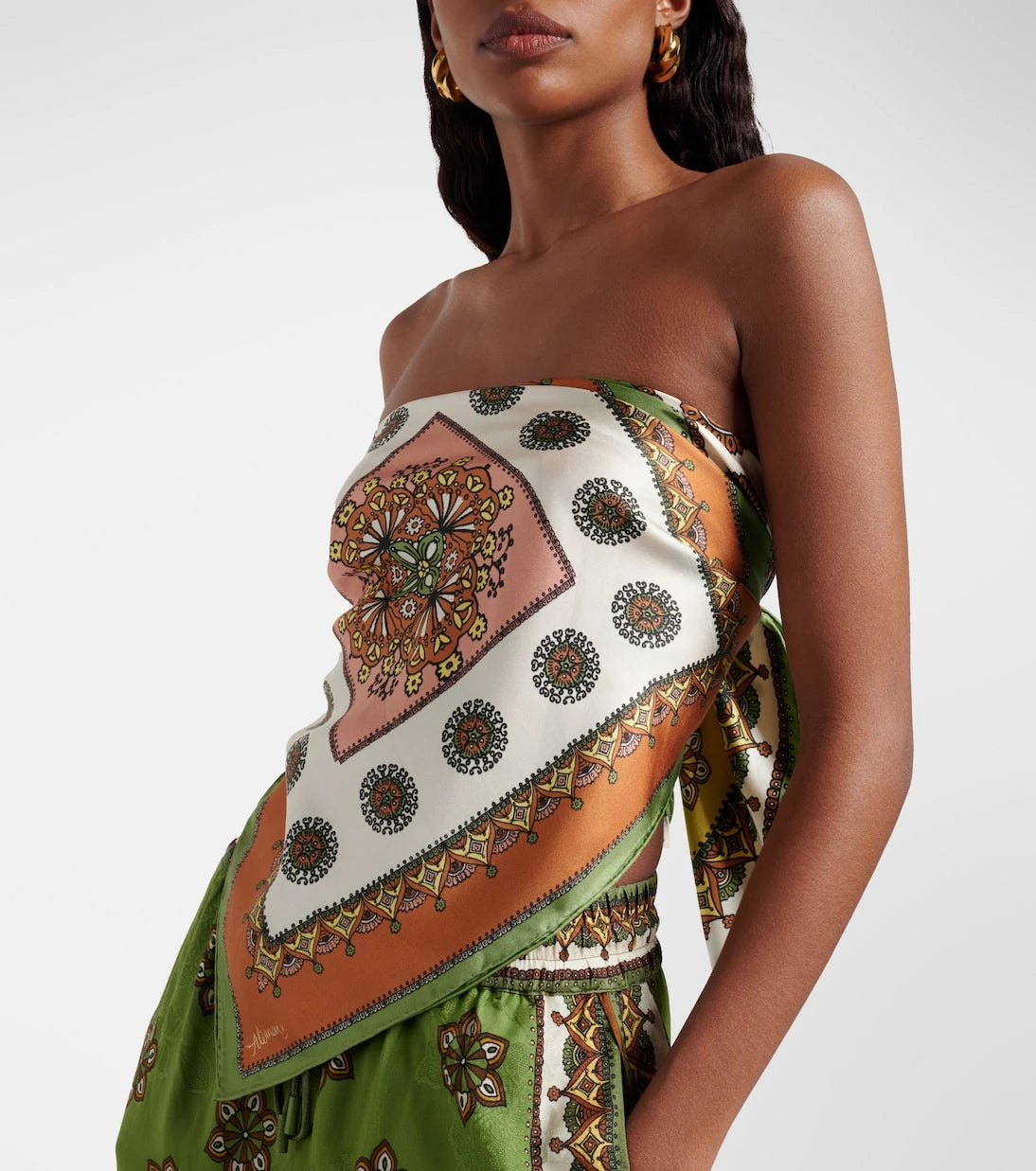 Alémais - Contina Tiles silk scarf