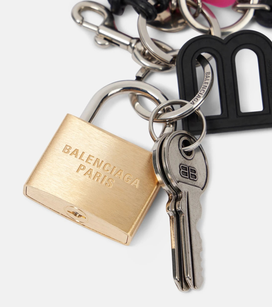 Balenciaga - ميدالية مفاتيح SLG
