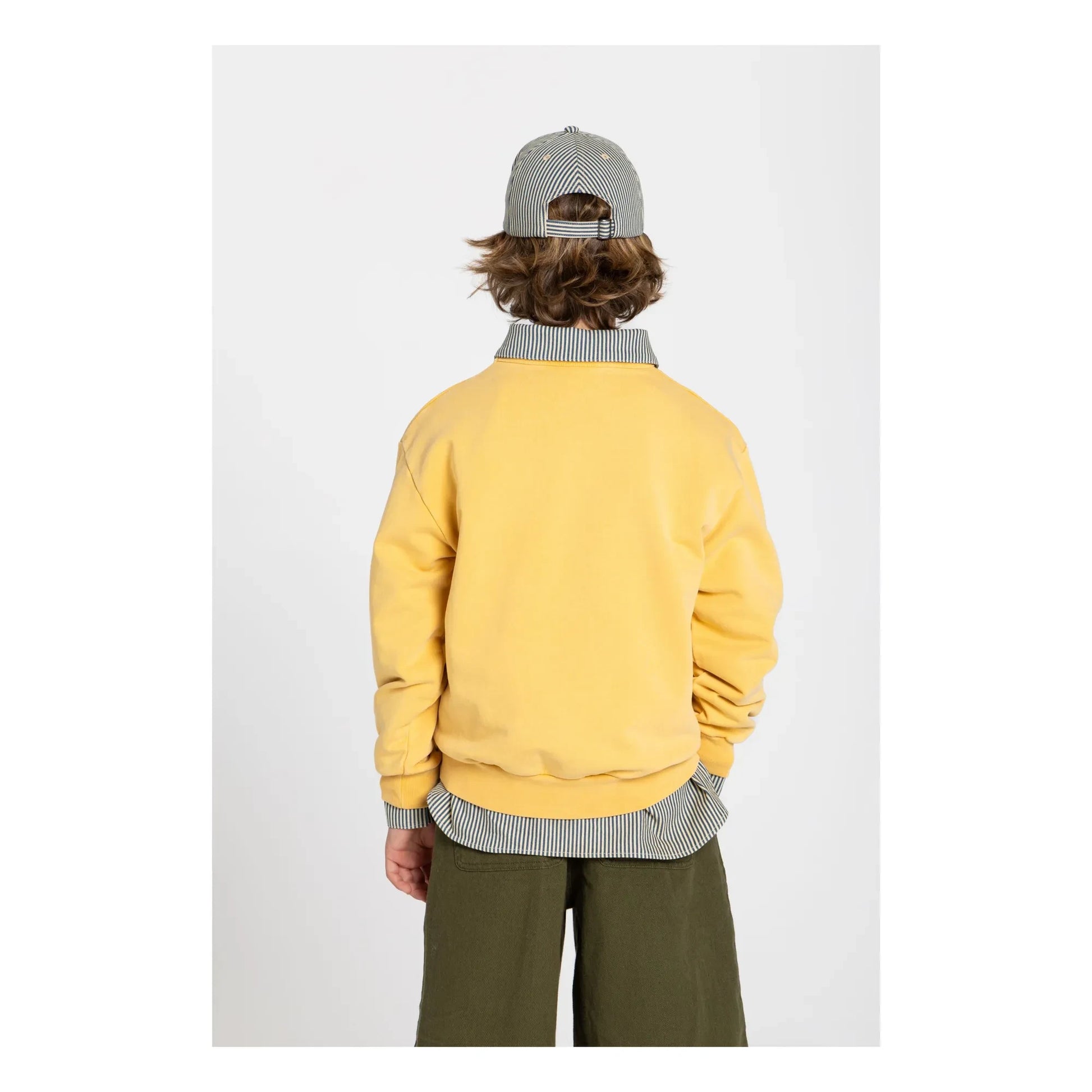 Hundred Pieces - Ryde Wax organic cotton sweatshirt | Mustard