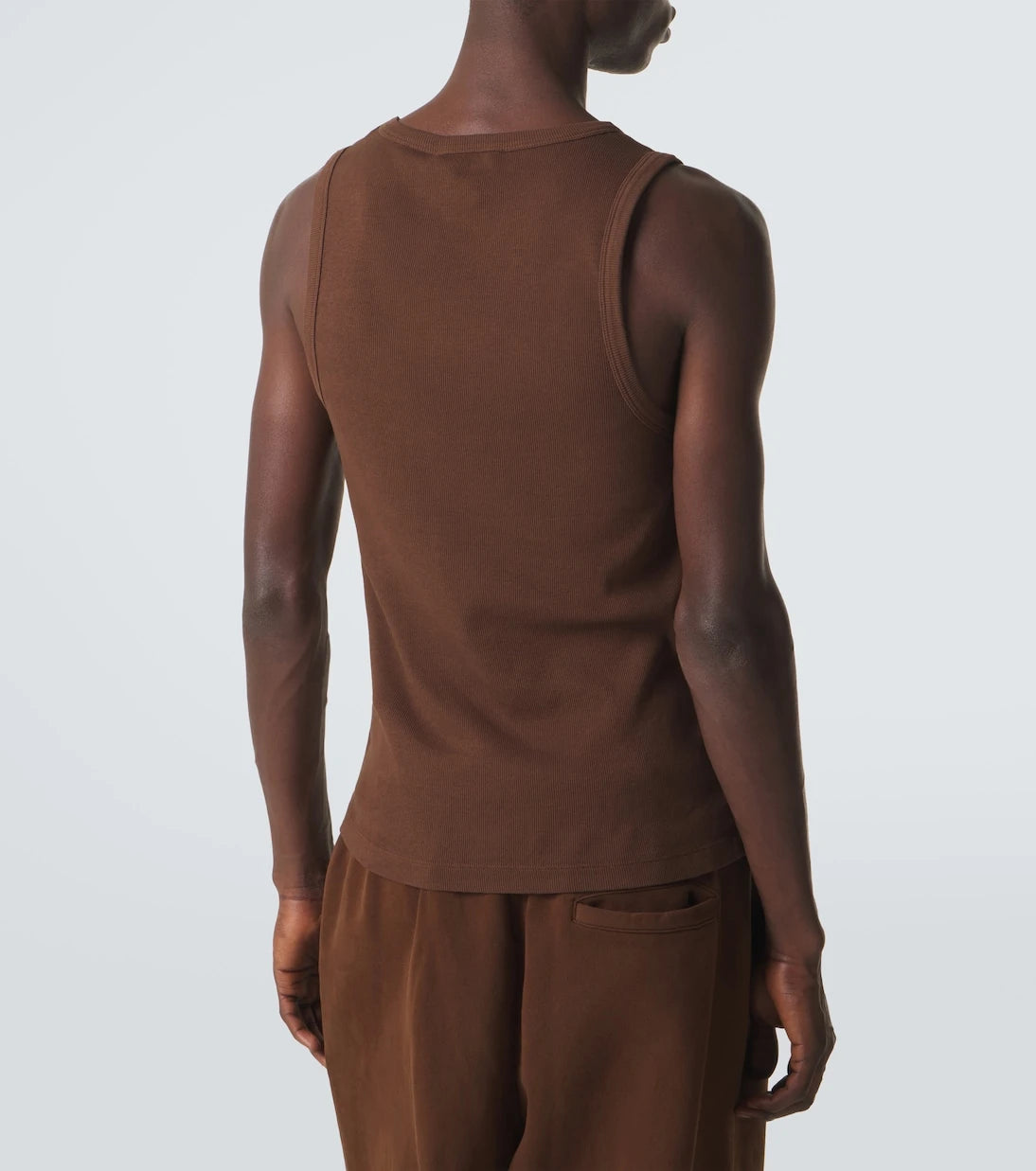 Entire Studios - Ribbed-knit cotton-blend jersey tank top