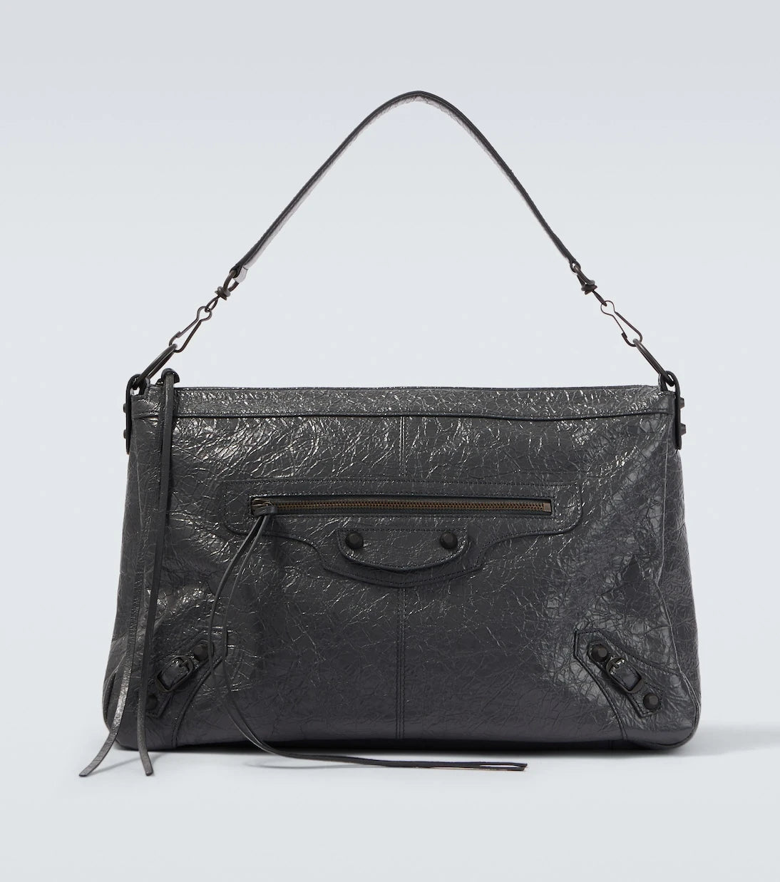 Balenciaga - Le City Moto Medium leather shoulder bag