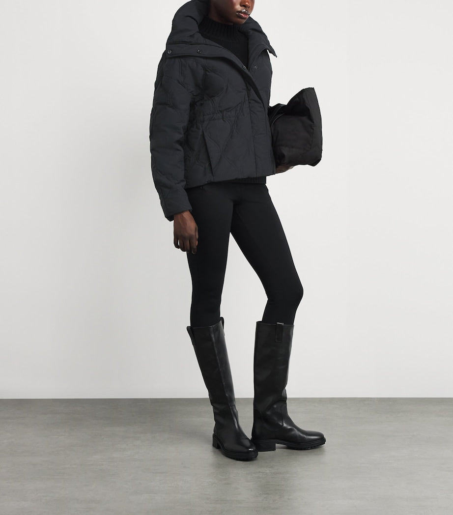 Canada Goose Black Quilted Alessia Down Jacket