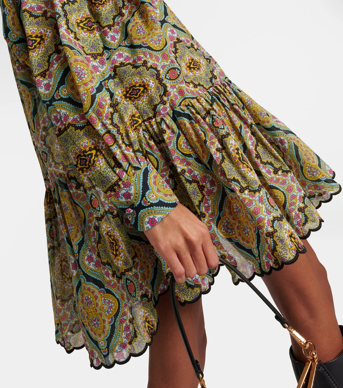 Etro - Printed cotton shirt dress