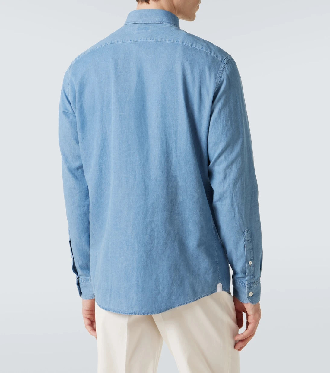 Zegna - Cotton and linen denim shirt