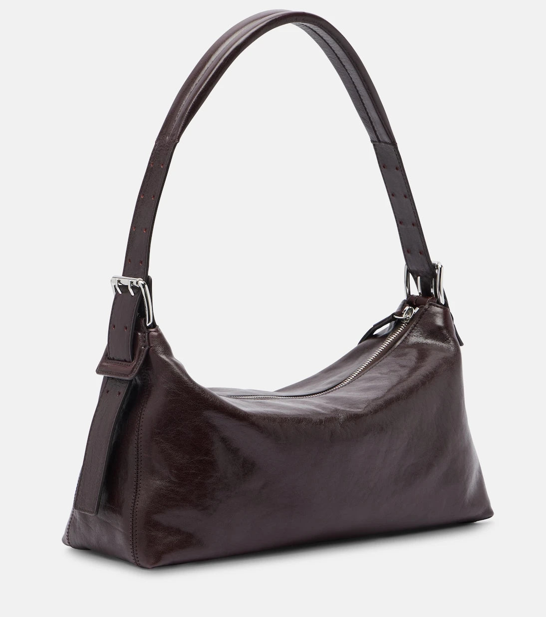 Lemaire - Small belted leather shoulder bag