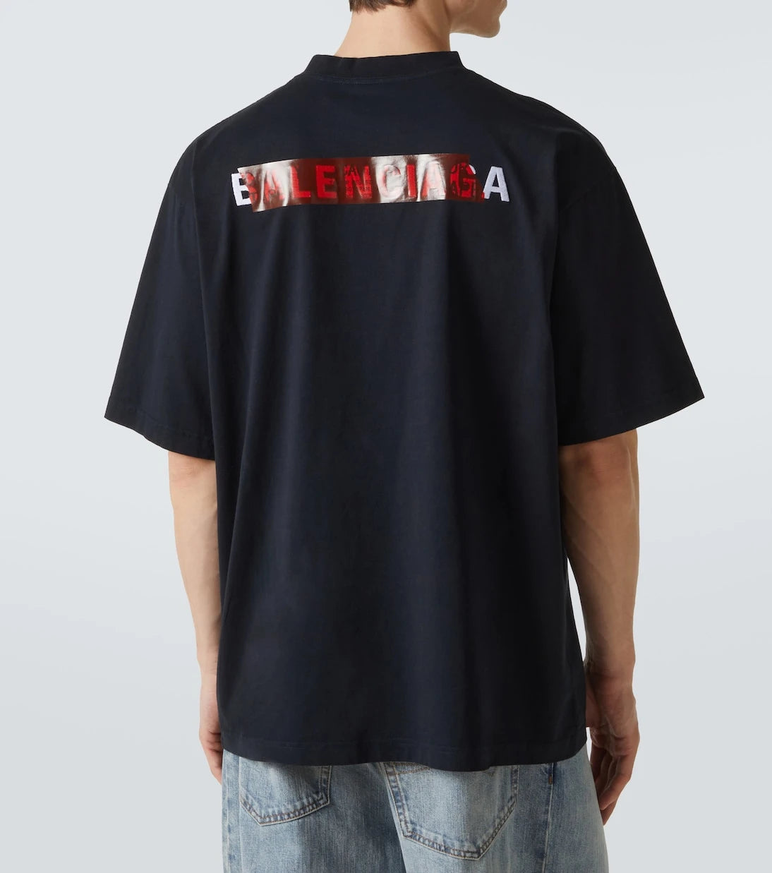 Balenciaga - Logo cotton jersey T-shirt