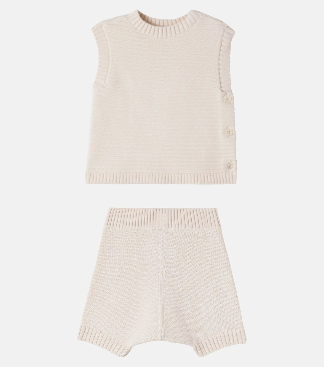 Bonpoint - Baby Tendresse cotton top and shorts set