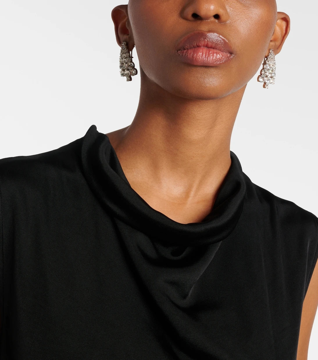 Jil Sander - Crystal-embellished earrings