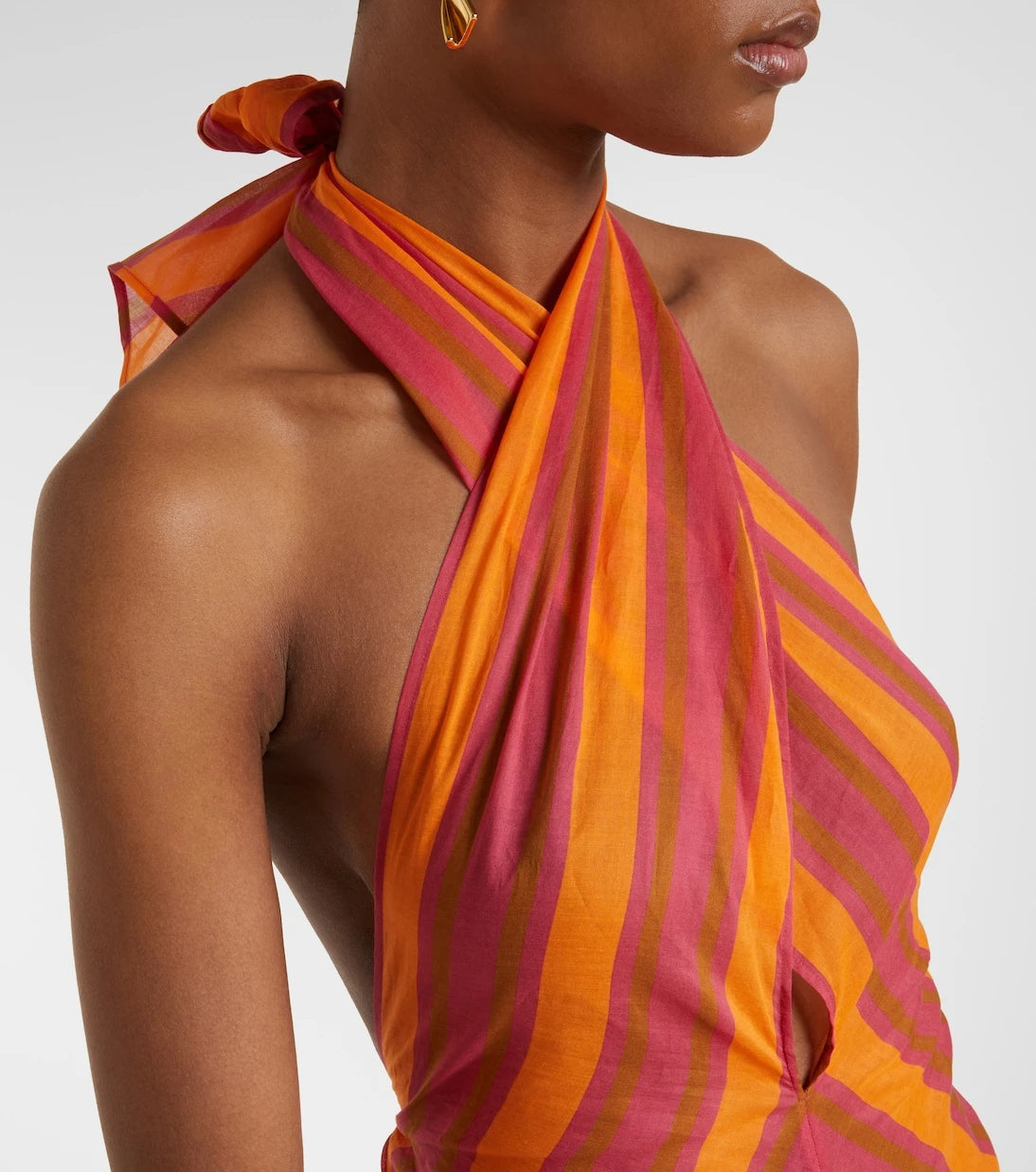 Eres - Neree printed cotton voile maxi dress