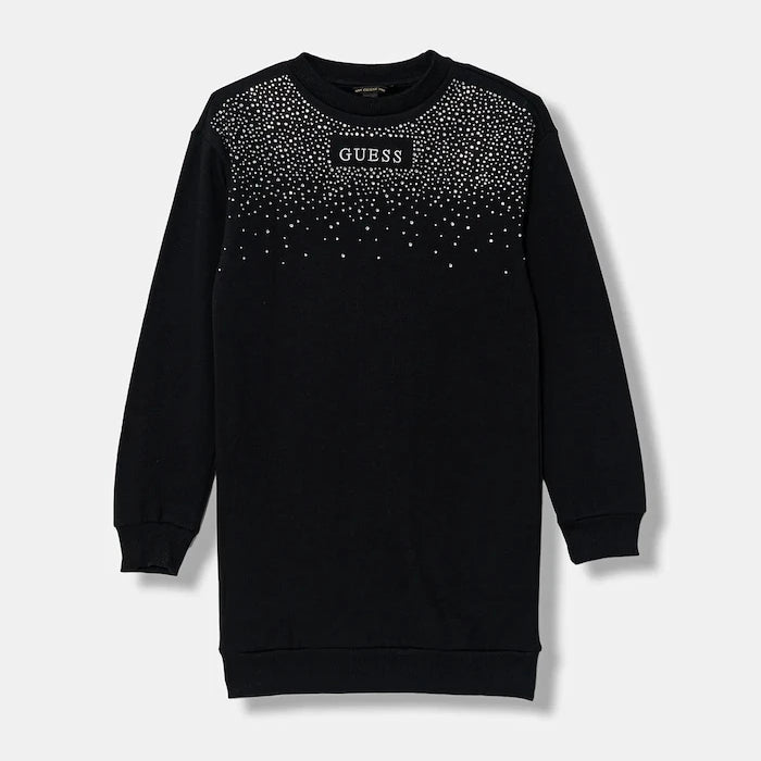 Детска памучна рокля Guess
