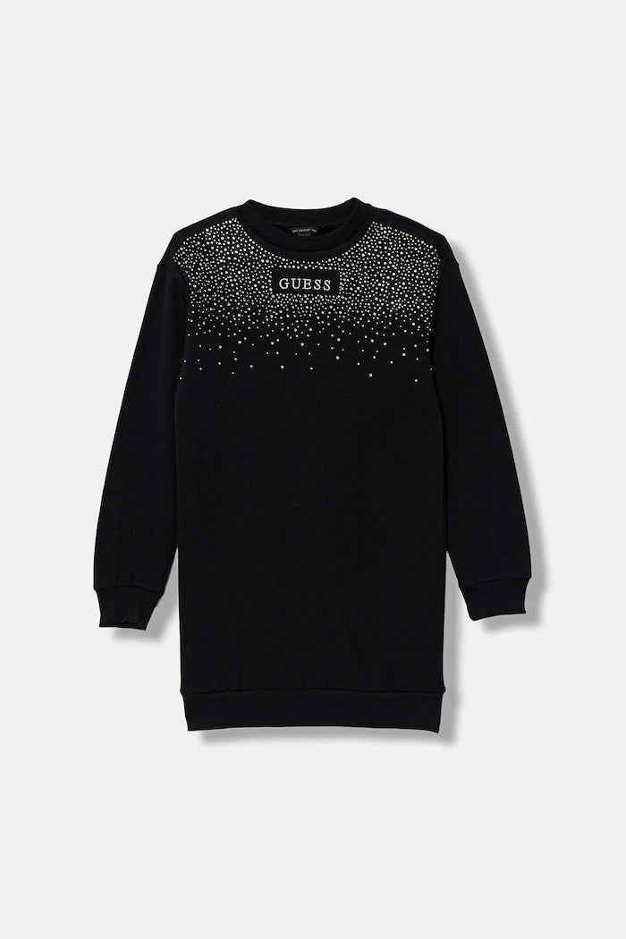 Детска памучна рокля Guess