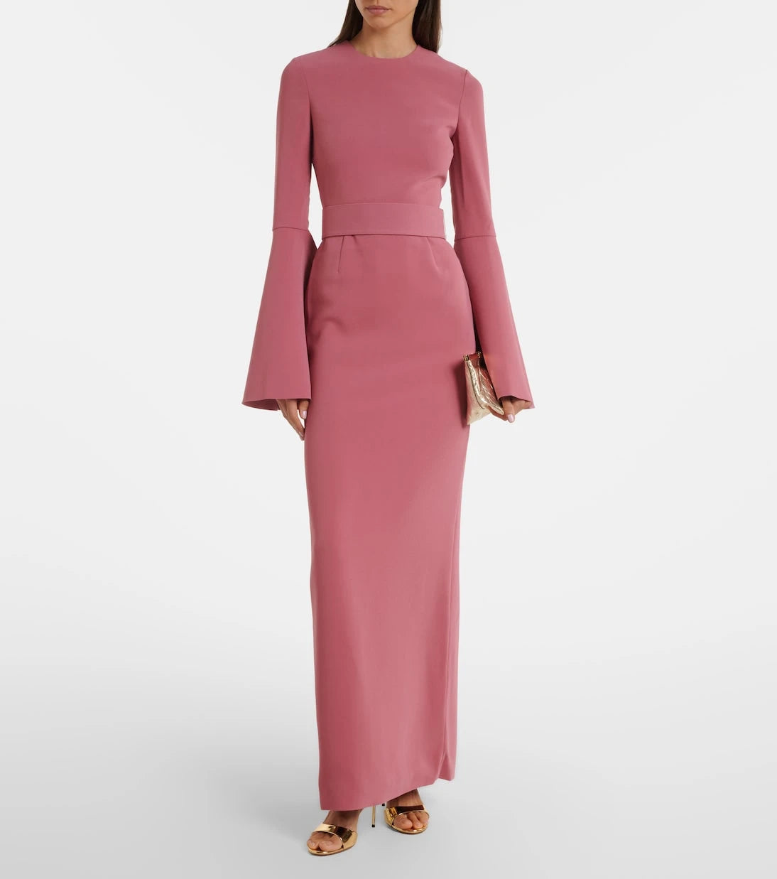 Solace London - Theia belted gown