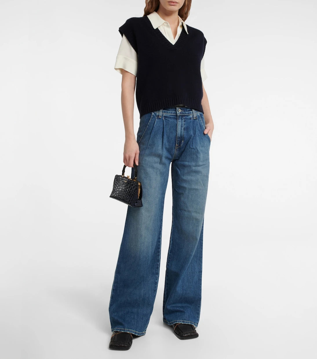 Nili Lotan - Flora Trouser wide-leg jeans