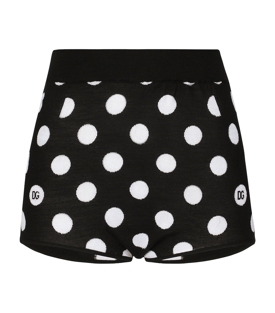 Dolce & Gabbana Multi Polka-Dot Mini Shorts