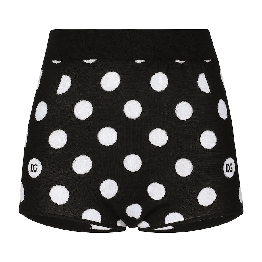 Dolce & Gabbana Multi Polka-Dot Mini Shorts