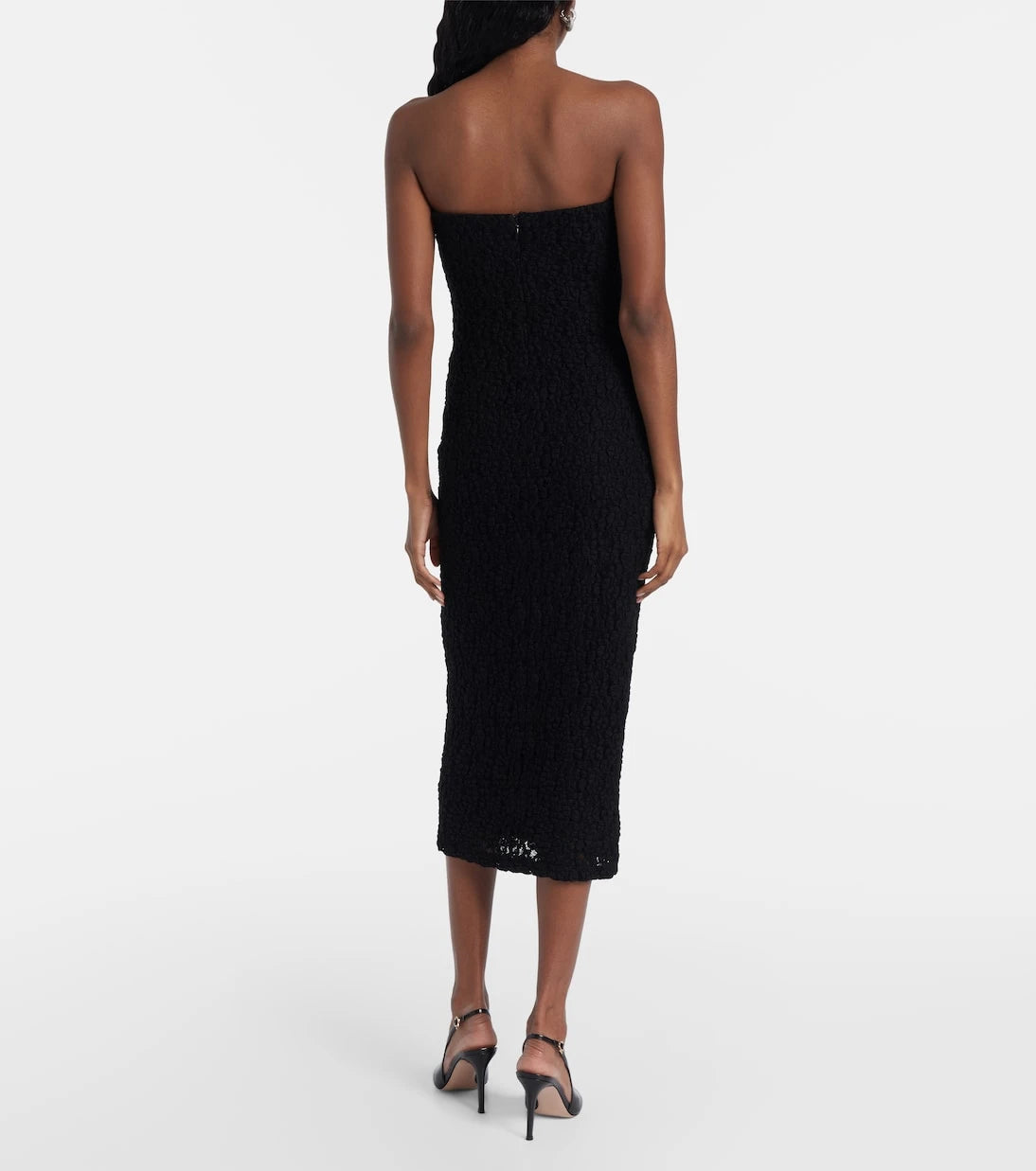 Max Mara - Elegante Luciana strapless midi dress