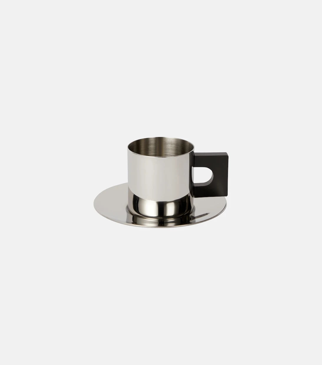 Louise Roe - S.R. stainless steel cup and saucer set