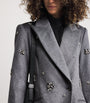 Simkhai Grey Wool-Blend Embellished Gianni Coat