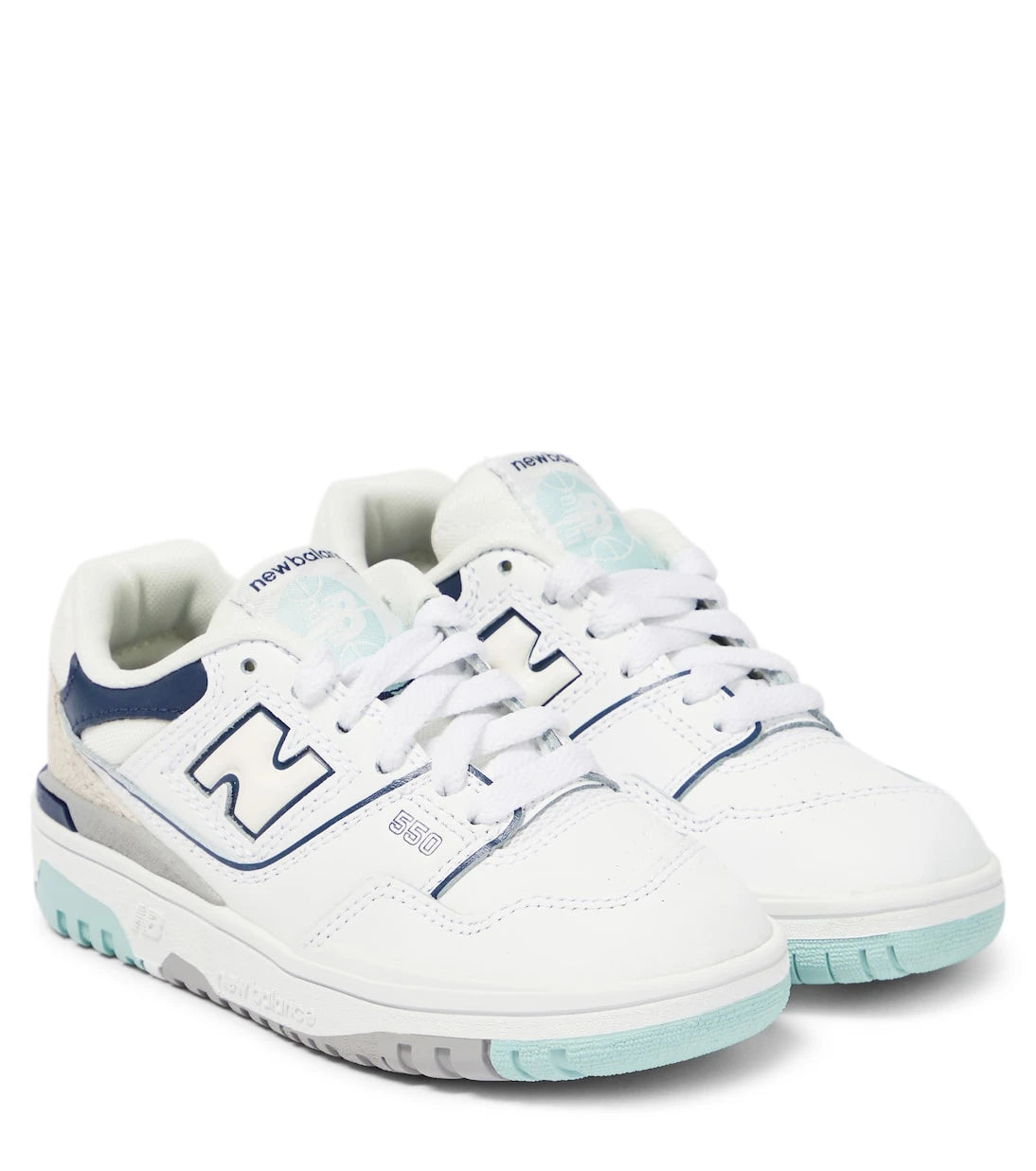 New Balance Kids - أحذية 550 الرياضية الجلدية
